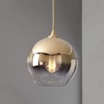 Elegant Modern Glass Pendant Light - Dining Room & Bedroom Decor