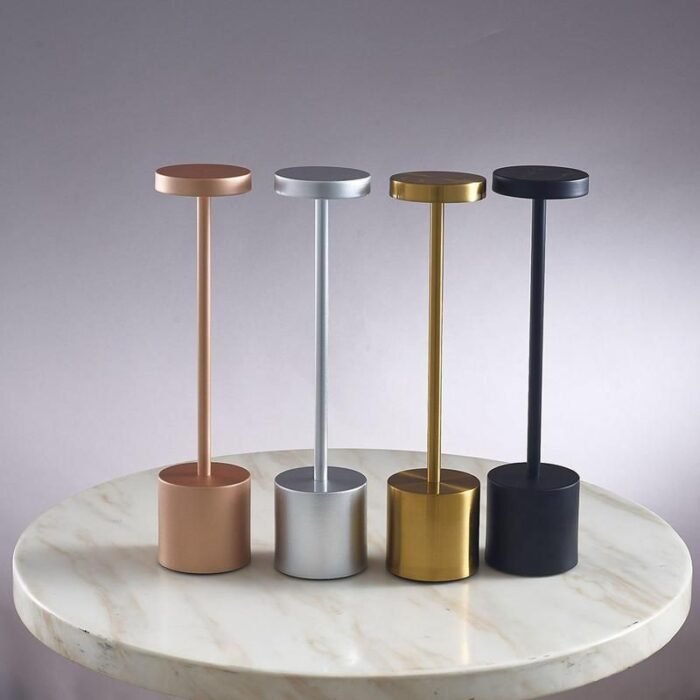 Elegant Cordless USB Rechargeable Table Lamp - Touch Control, Portable & Dimmable - Image 1