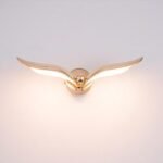 Elegant Rose Gold LED Wall Lamp