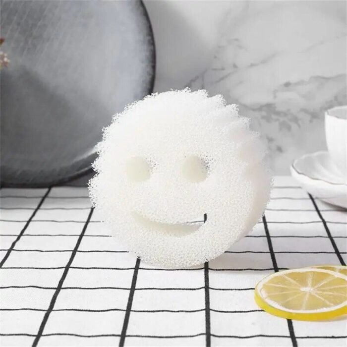 Multi-Purpose Smiley Face Cleaning Sponge - Image 4