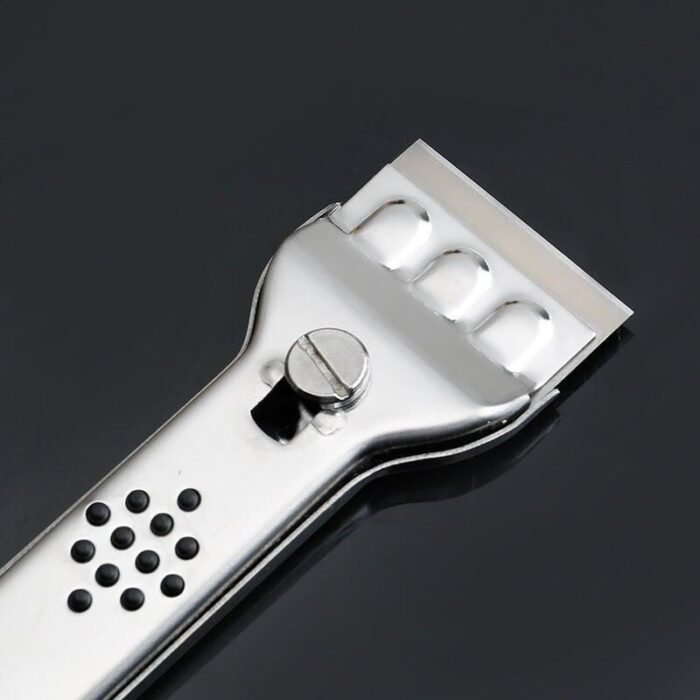 Versatile Glass and Tile Cleaning Scraper with Stainless Steel Blades - Image 1
