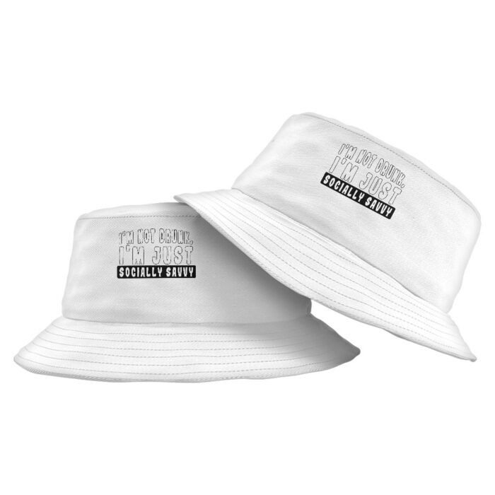 Trendy Design Bucket Hat - Quotes Hat - Funny Bucket Hat - Image 1