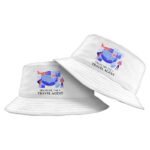 Travel Agent Bucket Hat - Travel Themed Hat - Printed Bucket Hat